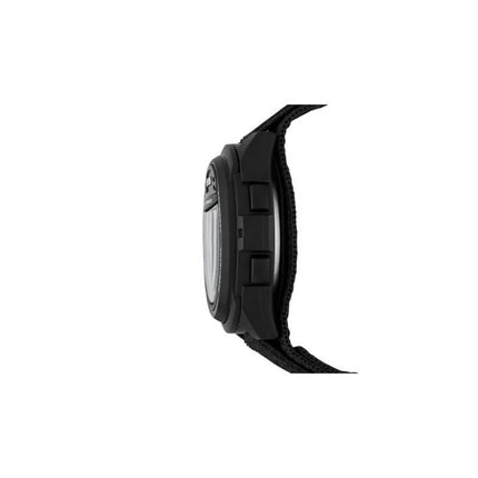 GEORGE Men's Digital Watch:Black Case, Positive Display, Nylon Fastwrap Strap (FMDOGE013)