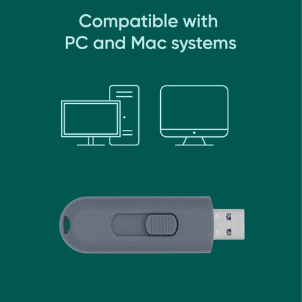 onn. USB 3.0 Flash Drive, 32 GB Capacity
