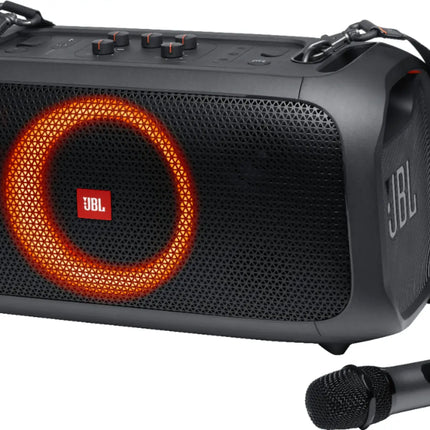JBL - PartyBox On-The-Go Portable Party Speaker - Black