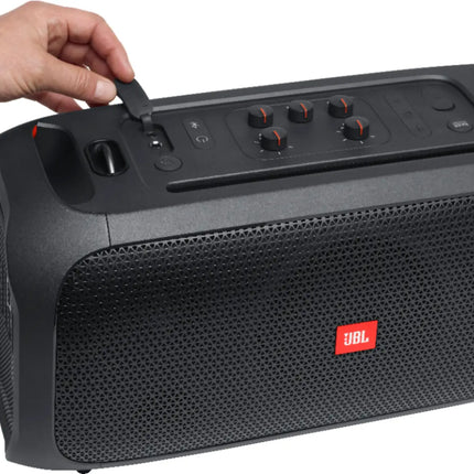 JBL - PartyBox On-The-Go Portable Party Speaker - Black