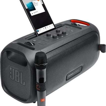 JBL - PartyBox On-The-Go Portable Party Speaker - Black