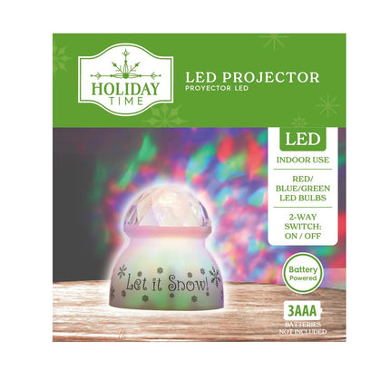 Multi-Color LED Battery-Operated Kaleidoscope Tabletop Projector, by Holiday Time
