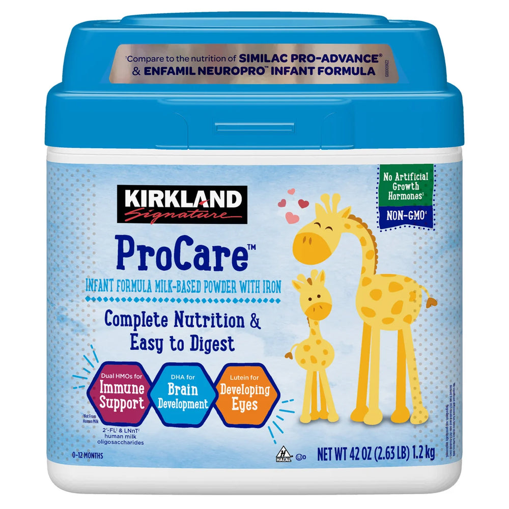 Kirkland Signature ProCare Infant Formula Milk-Based Powder with Iron, 420 oz