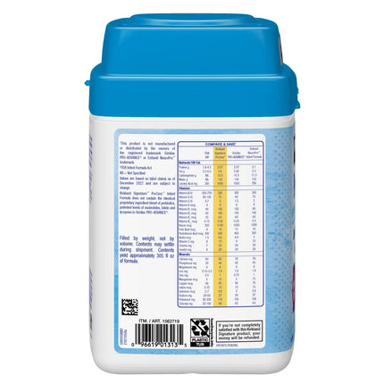 Kirkland Signature ProCare Infant Formula Milk-Based Powder with Iron, 420 oz