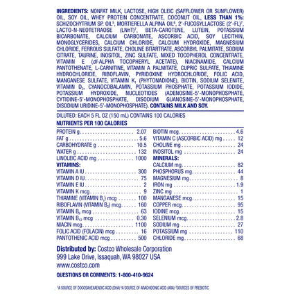 Kirkland Signature ProCare Infant Formula Milk-Based Powder with Iron, 420 oz