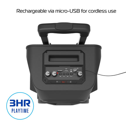 Tzumi Megabass LED Jobsite Speaker