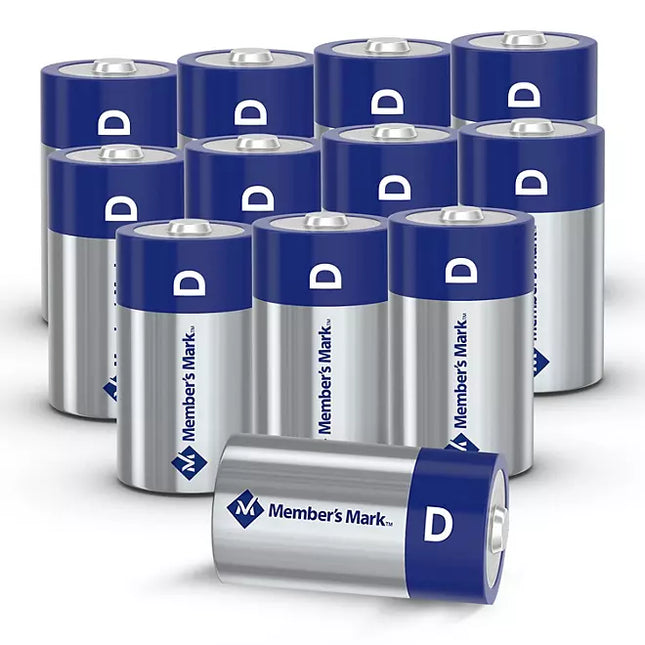 Member's Mark Alkaline D Batteries