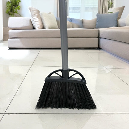 Reynera Household 9.5'' wide, Angle-cut Poly-bristle Upright Sweep Broom, 1ct