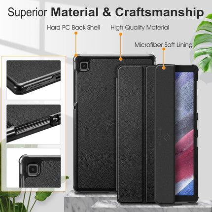 Fintie Slim Case for Samsung Galaxy Tab A7 Lite 8.7 Inch 2021 Model (SM-T220/T225/T227), Ultra Thin Lightweight Hard Back Shell Tri-Fold Stand Cover