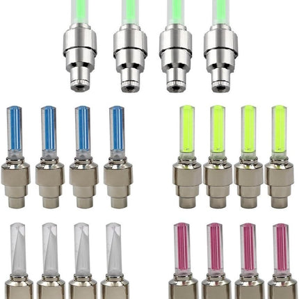 BlueSunshine of Led Flash Tyre Wheel Valve Cap Light for Car Bike BicycleMotorbicycle Wheel Light Tire (Red, Yellow, Blue, Green, Colorful)
