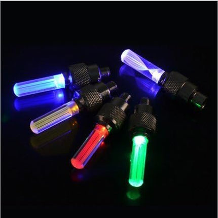 BlueSunshine of Led Flash Tyre Wheel Valve Cap Light for Car Bike BicycleMotorbicycle Wheel Light Tire (Red, Yellow, Blue, Green, Colorful)