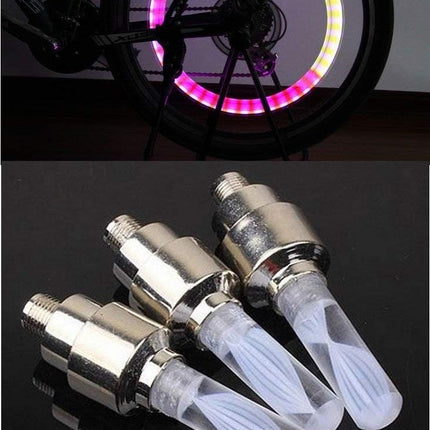 BlueSunshine of Led Flash Tyre Wheel Valve Cap Light for Car Bike BicycleMotorbicycle Wheel Light Tire (Red, Yellow, Blue, Green, Colorful)