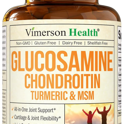 Glucosamine Chondroitin MSM Turmeric Boswellia - Joint Support Supplement.Antioxidant Properties. Helps with Inflammatory Response. Occasional Discomfort Relieffor Back, Knees & Hands. 90 Capsules
