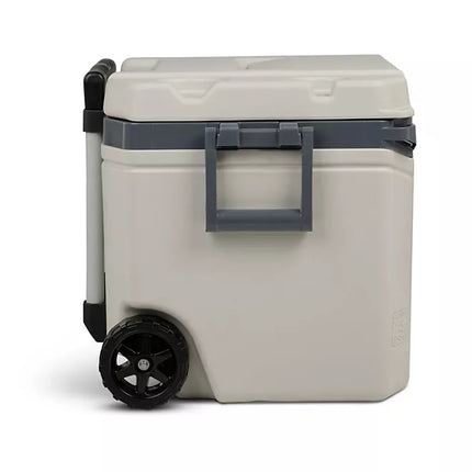 Igloo 60-Quart Sunset Roller Cooler, Gray and White
