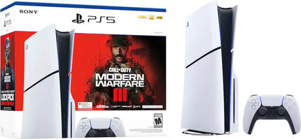 Sony - PlayStation 5 Slim Console � Call of Duty Modern Warfare III Bundle - White