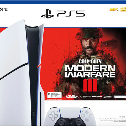 Sony - PlayStation 5 Slim Console � Call of Duty Modern Warfare III Bundle - White