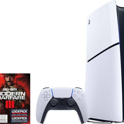 Sony - PlayStation 5 Slim Console � Call of Duty Modern Warfare III Bundle - White