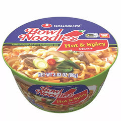 Nongshim Spicy Kimchi Ramen Noodle Soup Bowl