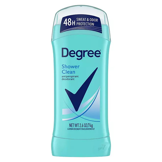 Degree Antiperspirant Deodorant, Shower Clean (2.6 oz)