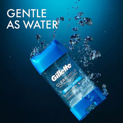 Gillette Cool Wave Clear Gel Men's Antiperspirant and Deodorant