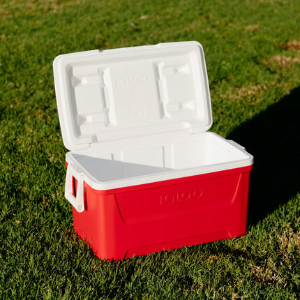 Igloo 48 QT Laguna Ice Chest Cooler, Red