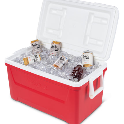 Igloo 48 QT Laguna Ice Chest Cooler, Red