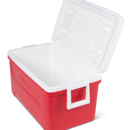 Igloo 48 QT Laguna Ice Chest Cooler, Red