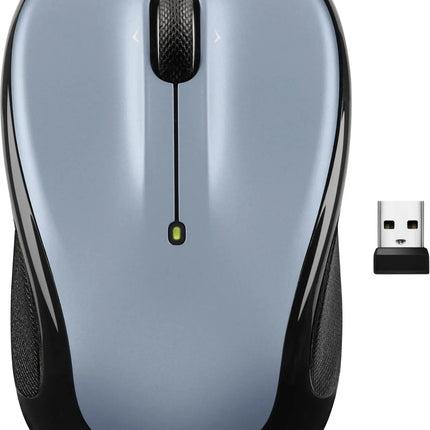 Logitech - M325s Wireless Optical Ambidextrous Mouse - Light Silver