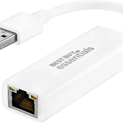 Best Buy essentials� - USB to Ethernet Adapter - White