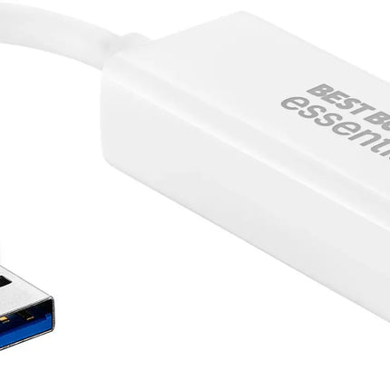 Best Buy essentials� - USB to Ethernet Adapter - White