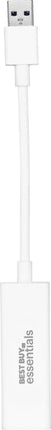 Best Buy essentials� - USB to Ethernet Adapter - White