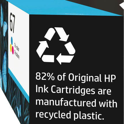 HP - 67 Standard Capacity Ink Cartridge - Tri-Color