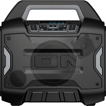 ION Audio - Sport Boom All-Weather Rechargeable Speaker with Microphone - Black