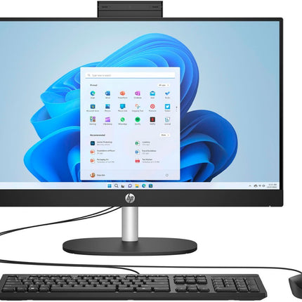 HP - 23.8" Full HD All-in-One - AMD Ryzen 3 - 8GB Memory - 512GB SSD- Jet Black