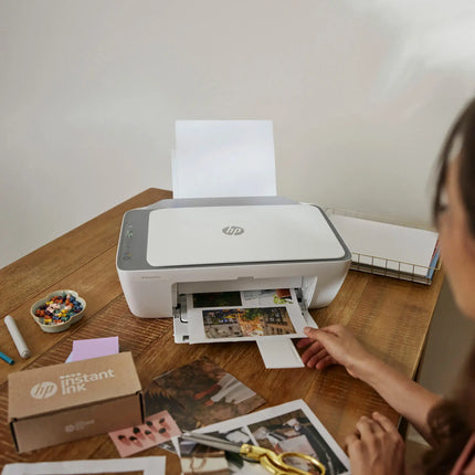 HP - DeskJet 2734e Wireless All-In-One Inkjet Printer with 3 months ofInstant Ink  - White