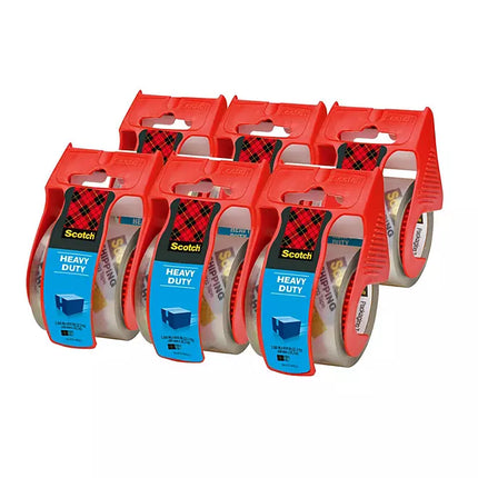 Scotch Heavy Duty Shipping Packaging Tape Dispenser, 1.88" x 27.7 yd,