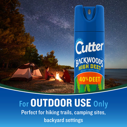 Cutter Backwoods Insect Repellent, 7.5 Ounces, Aerosol Spray