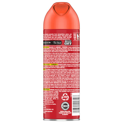 OFF! Active Insect Reppelent I, Long-lasting Sweat Resistant Bug Spray, 6 0z