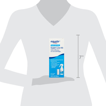 Equate Super Lice Kit, 4.05 fl oz