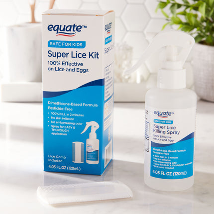 Equate Super Lice Kit, 4.05 fl oz