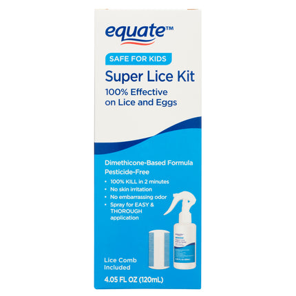Equate Super Lice Kit, 4.05 fl oz
