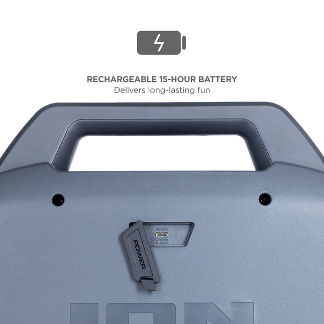 ION Audio Game Day Primetime Portable Rechargeable Speaker with Lights