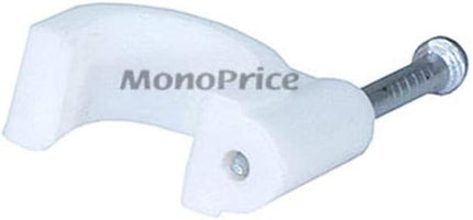 Monoprice Circle cable clips with steel nail, 10mm, 100pcs/Pack