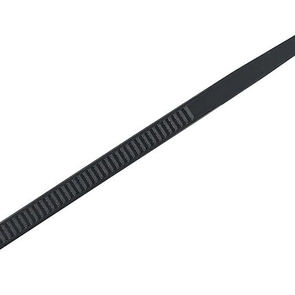HS Plastic Ties with Screw Holes (100 Pack) 7.5 Inch Mount Head Electrical Zip Ties 50 LBS,UV Black