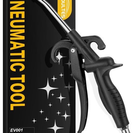 High Power Air Blow Gun with Rubber Guard, Industrial Household, Dust Cleaning Car Detailing