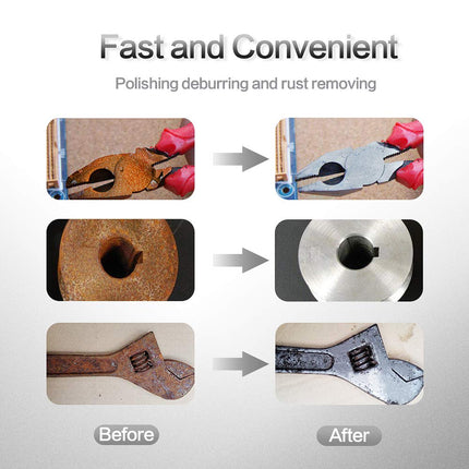 NYXCL Miroku Mixup 2 inch roll Lock Quick Change Discs Set, A/O Sanding Discs with 1/4" Holder, for Die Grinder Surface Prep Strip Grind Polish Finish Burr Rust Paint Removal