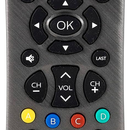 Philips Universal Remote Control Replacement for Samsung, Vizio, LG, Sony, Sharp, Roku, Apple TV, RCA, Panasonic, Smart TVs, Streaming Players, Blu-ray, DVD, Simple Setup, 3 Device, Black, SRP9232D/27