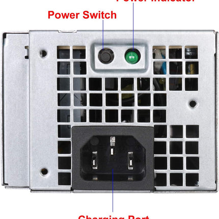 Upgraded New 240W THRJK SFF Power Supply for Dell Inspiron 3650 3656 Optiplex 3040 5040 7040 HU240AM-00 AC240EM-00 L240NM-00 P/N: THRJK 4GTN5 D7GX8 HGRMH 2P1RD H62JR 3RK5T CN-0THRJK (8+4PIN Connector)