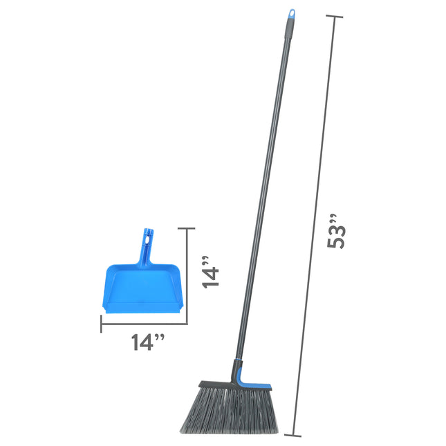 Great Value Angle Broom with Dustpan