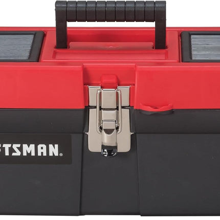 CRAFTSMAN Tool Box, Lockable, 16 in., Red/Black (CMST16901)